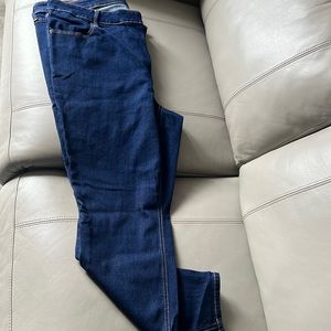 Women’s size 20 deep blue super skinny jeans